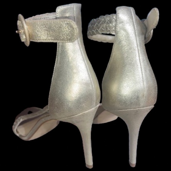 Marc Fisher Braelin Braided ankle strap, microsuede sandal, sz 10M - Picture 4 of 6